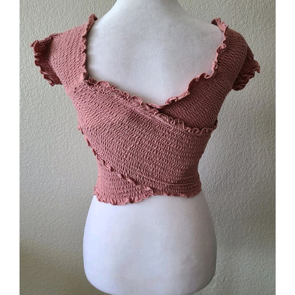 Love Tree Pink Ruffled Blouse - Picture 4 of 7